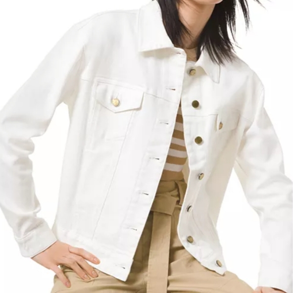 michael kors white jacket